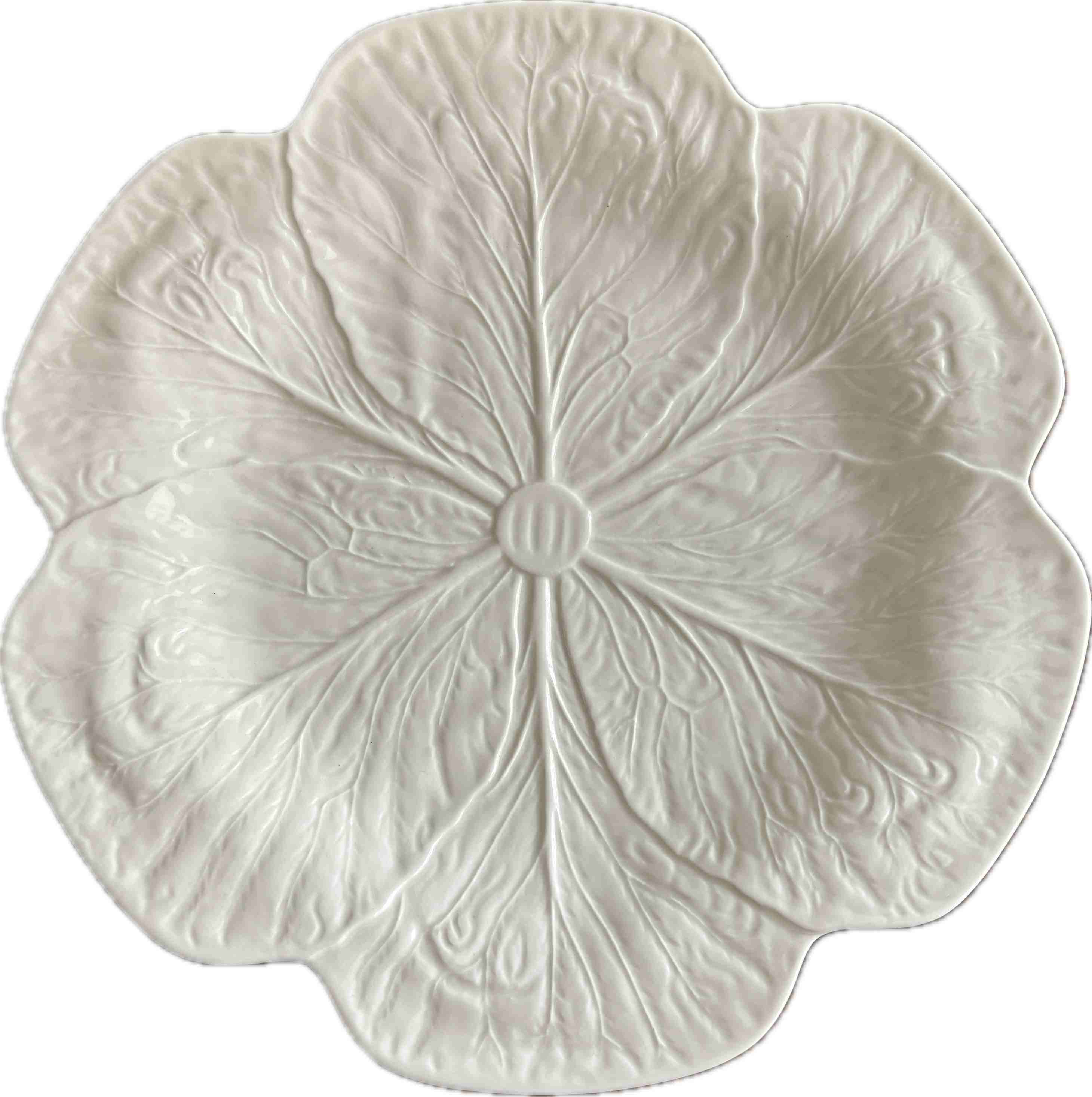 White Cabbage 13in Series Charger Plates